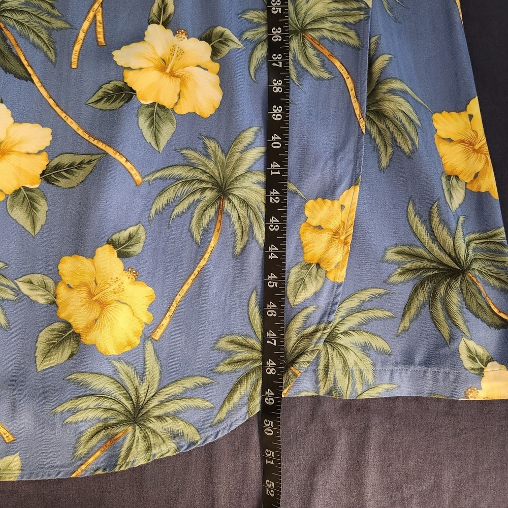 Caribbean Joe Floral Wrap Dress – Tropical/Aloha/Coconutgirl/SlowFashion L - Picture 12 of 12